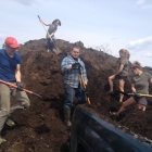 Compost workers